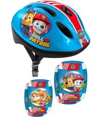 Bērnu ķiveres un aizsargu komplekts Paw Patrol