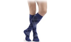 Vīriešu kompresijas zeķes MICROFIBER SHADES by SIGVARIS - Violets - A(39-41)