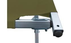 BasicNature saliekamā tūrisma gulta „Alu-Campbed“