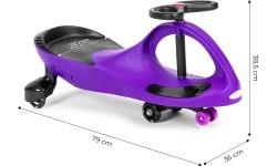 Gravity ride vehicle for kids LED wheels purple ECOTOYS