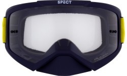 Motokrosa brilles Red Bull Spect Evan, matēti zilas, caurspīdīgas lēcas
