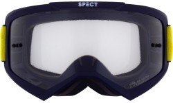 Motokrosa brilles Red Bull Spect Evan, matēti zilas, caurspīdīgas lēcas