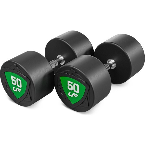 Zestaw hantli stałych poliuretanowych 40-50kg (skok co 2,5kg) 450 kg – UpForm