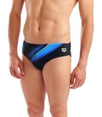 M Light Swim Briefs Black-Multi 100 - 550