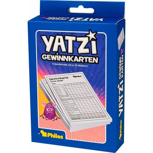 Philos Yatzi score pad