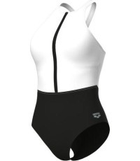 W Silvia Cross Back peldkostīms Black-White-Black 38 - 515