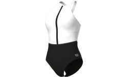 W Silvia Cross Back peldkostīms Black-White-Black 38 - 515