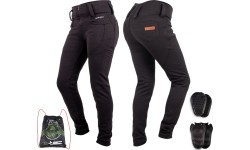Женские мотолеггинсы W-TEC Wombutta - Чёрный