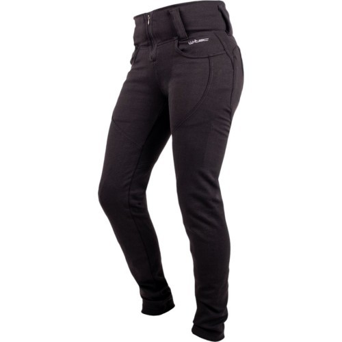 Женские мотолеггинсы W-TEC Wombutta - Чёрный