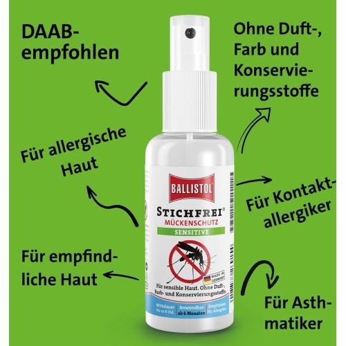 Ballistol Stichfrei Sensitive средство от насекомых