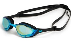 Очки для плавания Cobra Edge Swipe, зеркальные, Aqua-Black-Black