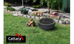 Fireplace LA PALMA grey MgO