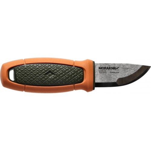 Morakniv Eldris knife with belt loop olive-orange stainless steel