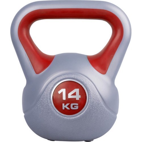 Cement-Filled Vinyl Kettlebell inSPORTline 14 kg