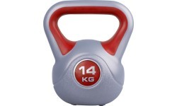 Cement-Filled Vinyl Kettlebell inSPORTline 14 kg