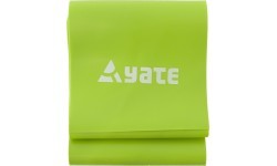 Резиновая лента-эспандер Yate, 120x12 см – жёсткая, зелёная