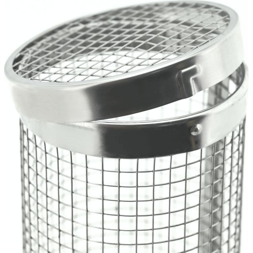 Stainless steel grill cylinder 9x30cm