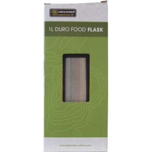 Pārtikas termoss Highlander Duro, 1 l - sudrabs