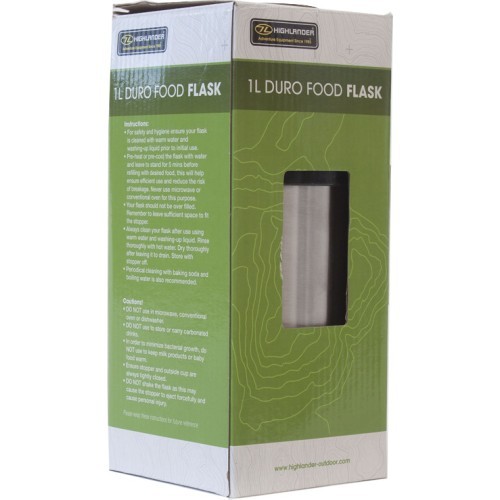 Food Flask Highlander Duro, 1 l - Silver