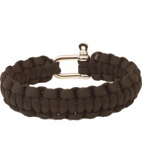 Paracord aproce Highlander ar metāla sprādzi, melna