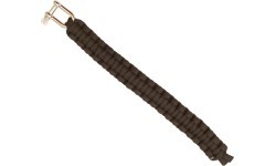 Paracord aproce Highlander ar metāla sprādzi, melna