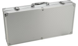 Barbecue Tools Set Cattara Gray Line - 11pcs, Aluminium Case