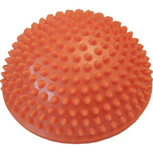 Masāžas bumba Yate Spiky Half Ball, 16 cm, oranža