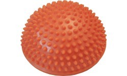 Masāžas bumba Yate Spiky Half Ball, 16 cm, oranža