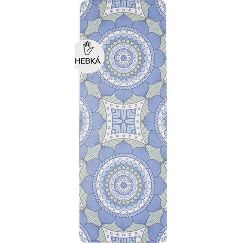 Yoga Mat Yate, Natural Rubber - Pattern B, Blue, Green
