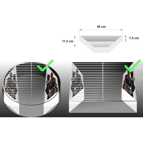 Box for indirect grilling 2pcs