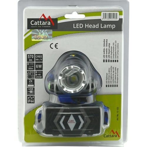 LED galvas lukturis Cattara Zoom, 570 lm