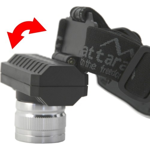 Galvas lukturis SCORPION 90 lm XPE ZOOM uzlādējams