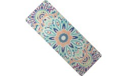 Yoga Mat Yate, Natural Rubber, 1mm, Pink / Blue 