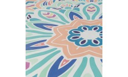 Yoga Mat Yate, Natural Rubber, 1mm, Pink / Blue 