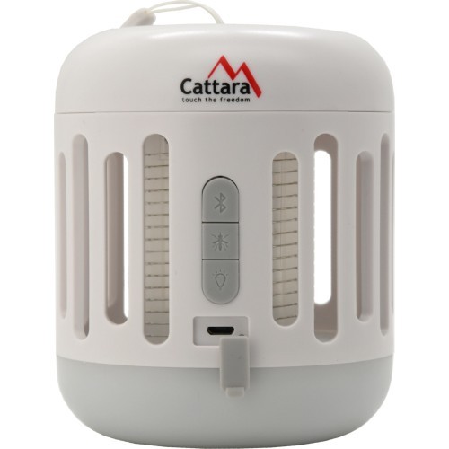 Аккумуляторный фонарь Cattara с УФ-ловушкой для насекомых и Bluetooth