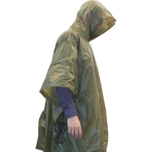 Lietus poncho Highlander, olīvu krāsa