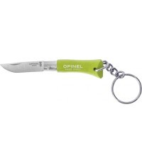 Opinel Colorama 02 inox grab light green keychain knife