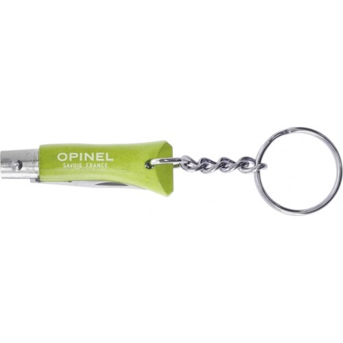 Нож-брелок Opinel Colorama 02 Inox, светло-зелёный