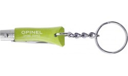Opinel Colorama 02 inox grab light green keychain knife