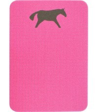 Sēdpaklājs Yate Horse, 400x285x10 mm, rozā/antracīts