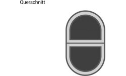 Ciets biljarda kija futrālis TO11-2, dzelteni melns, 1/1, 85 cm