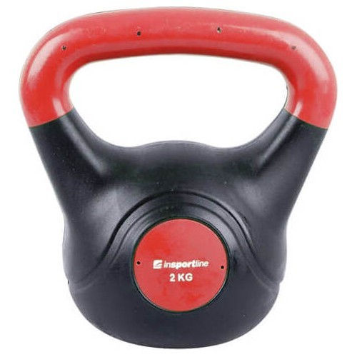 Виниловая гиря с цементным наполнителем inSPORTline Vin-Bell Dark 2 кг