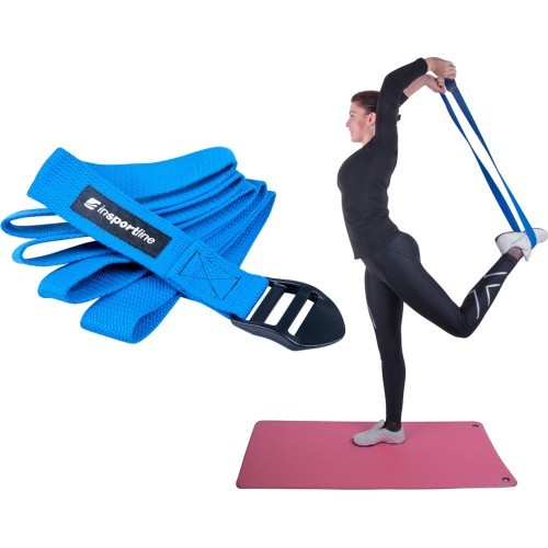 Yoga Strap inSPORTline Bokle - Blue