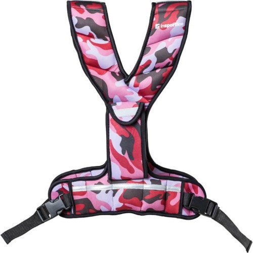 Svara veste inSPORTline Fitup 3 kg - Camu Pink