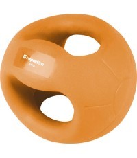 Medicīnas bumba ar rokturiem inSPORTline Grab Me 2 kg