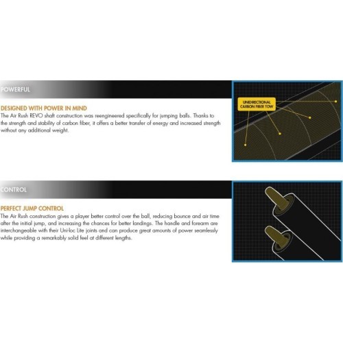 Billiard Cue, Pool, Predator Air Rush, three-part, Uni-Loc