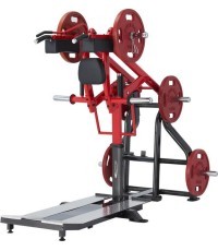 Standing Squat Machine Steelflex Plateload Line PLSS - Black/Red