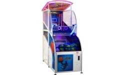 Basketbola automāts ar monētu pieņēmēju