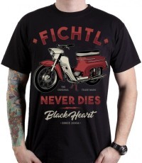 Футболка BLACK HEART Fichtl - Чёрный