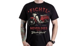 T-Shirt BLACK HEART Fichtl - Black